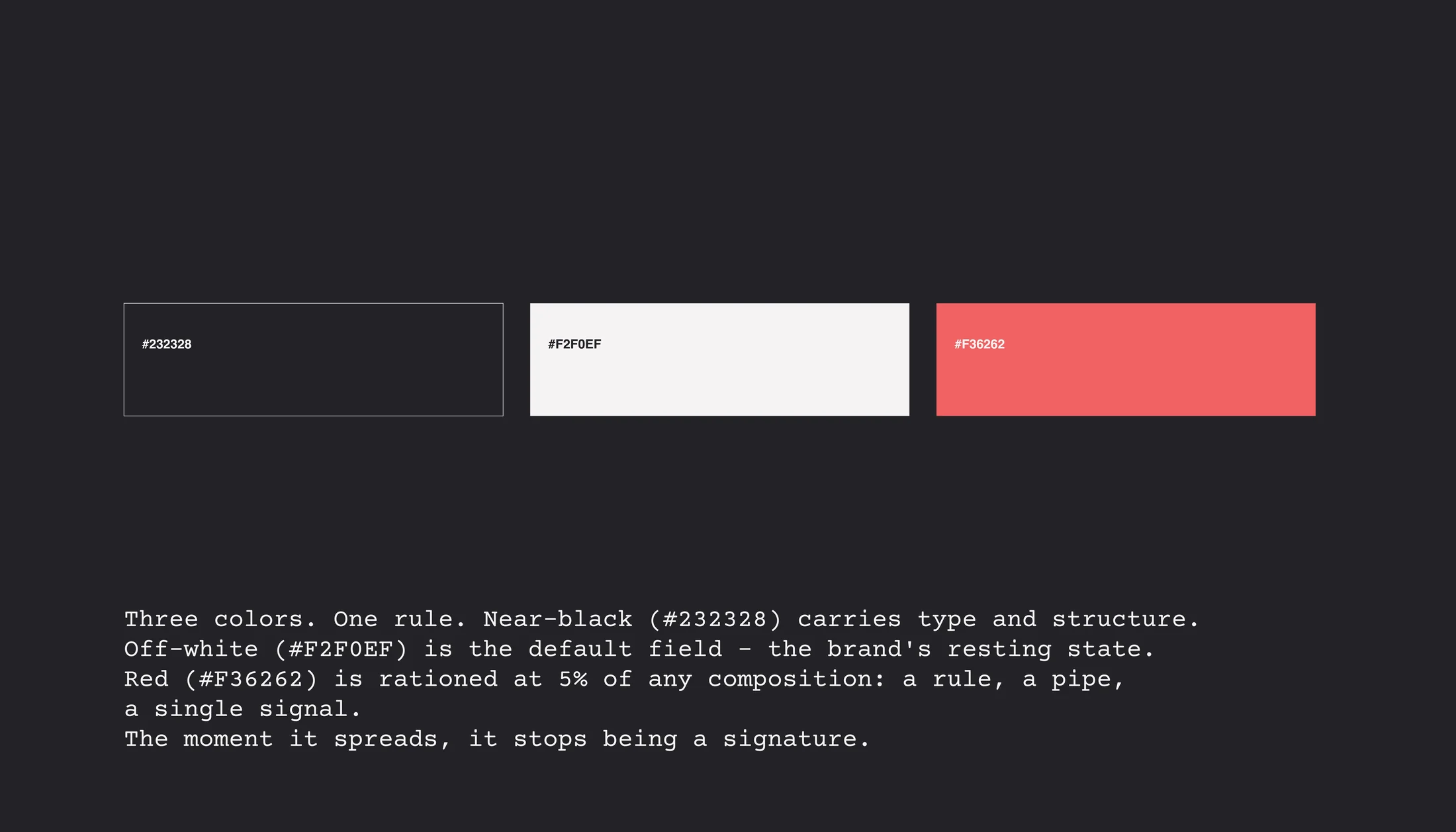 un|frame identity system — application detail
