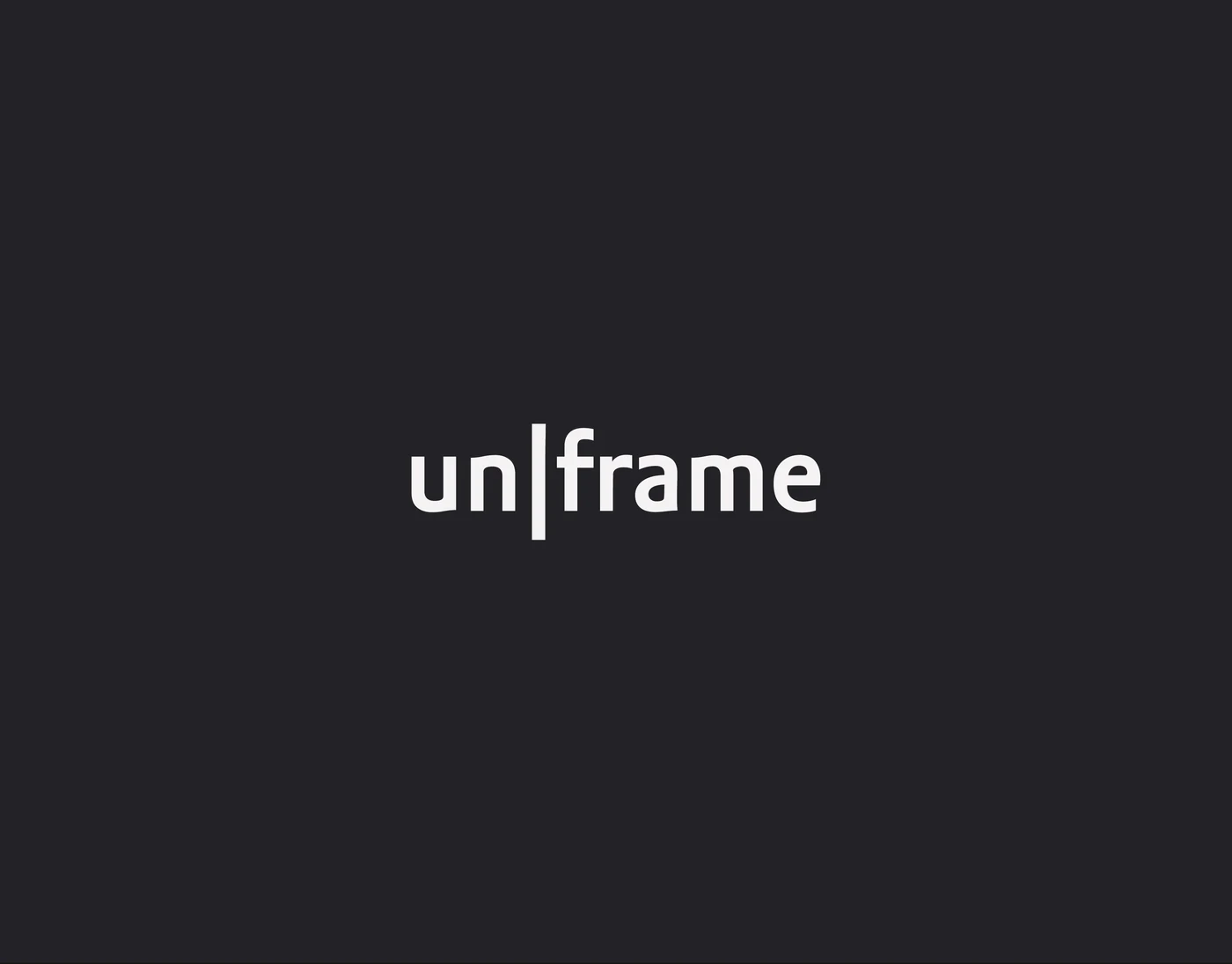 BRAND IDENTITY: un|frame — Studio Positioning