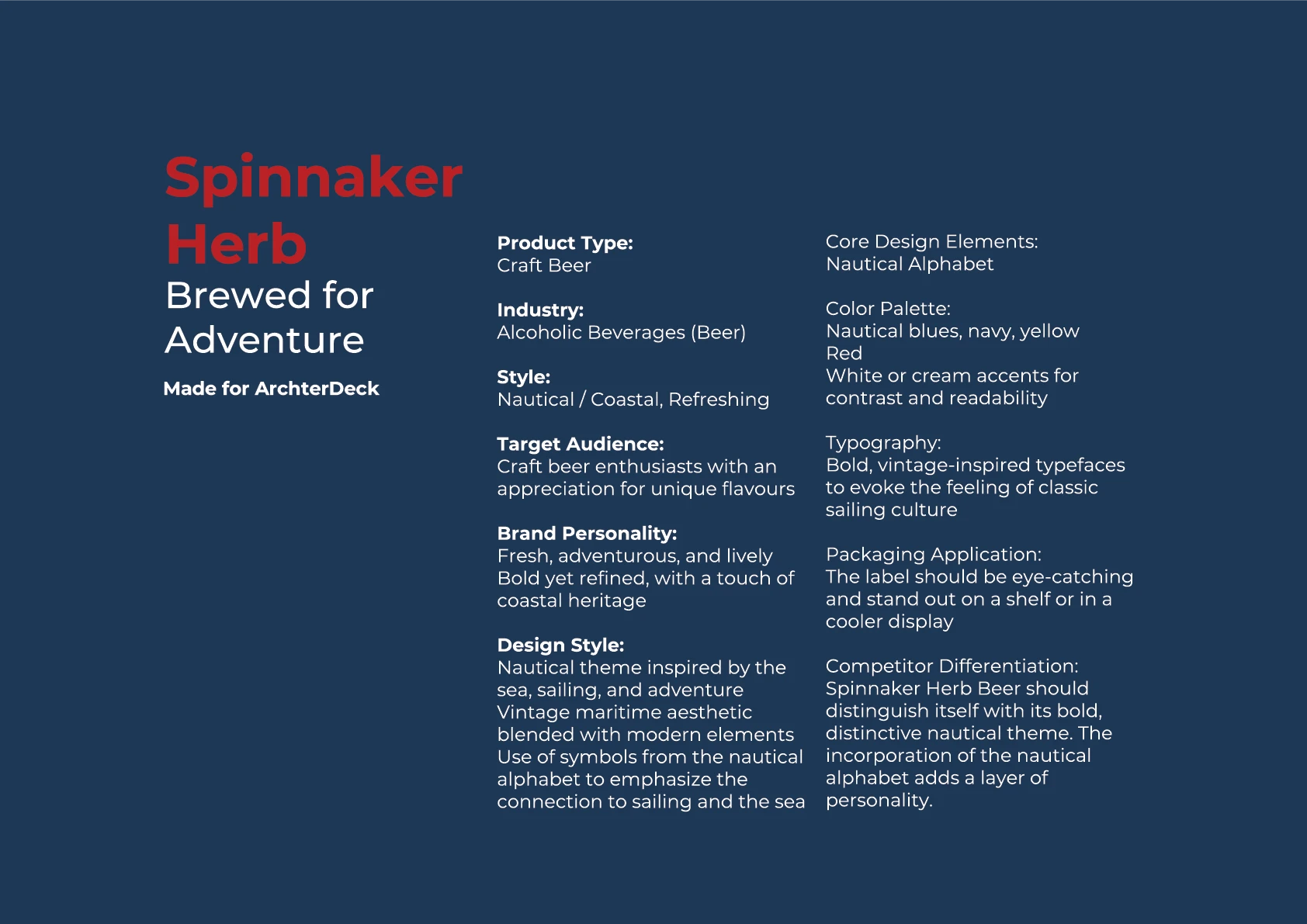 Spinnaker Herb — Specimen 1